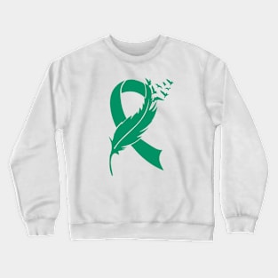 Feather Liver Cancer Crewneck Sweatshirt